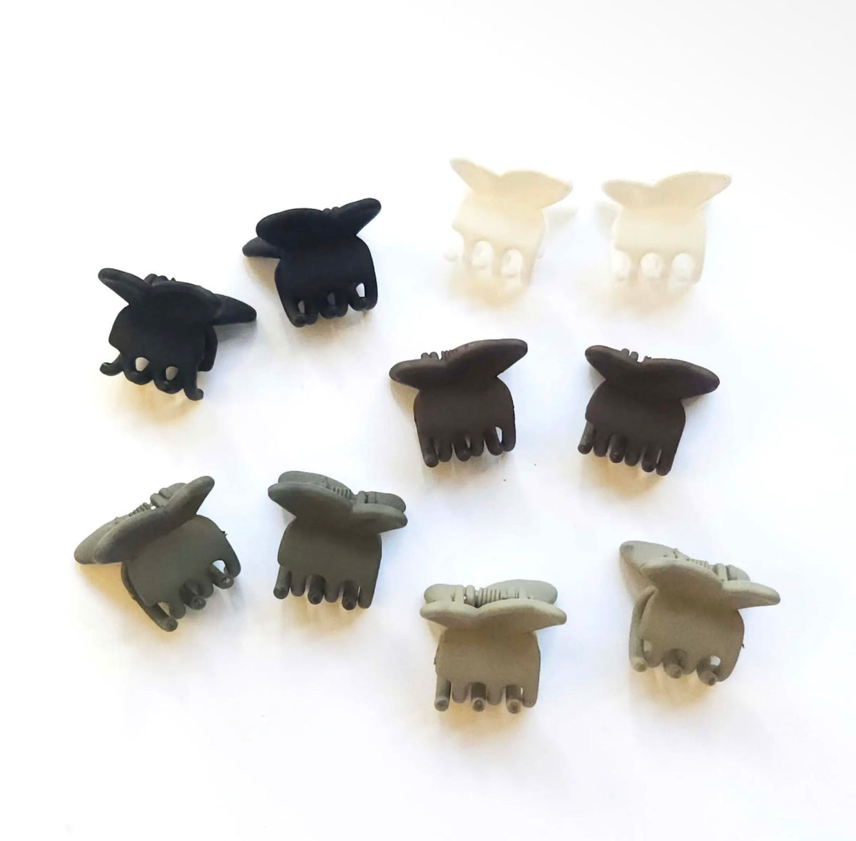 The Shimmer Shack Set of 10 Butterfly Mini Claw Clips