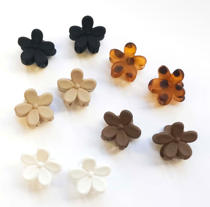 The Shimmer Shack Set of 10 Mini Flower Clips