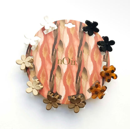 The Shimmer Shack Set of 10 Mini Flower Clips
