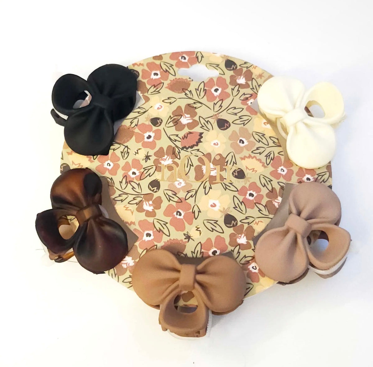 The Shimmer Shack Set 5 Small Bow Clips