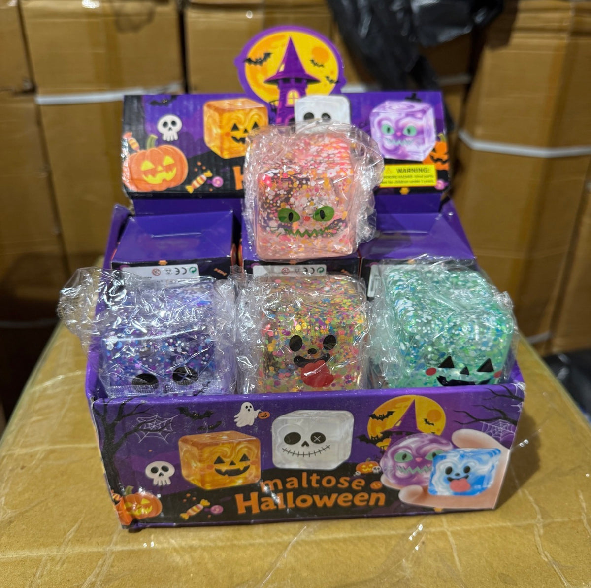 The Shimmer Shack Halloween Light Up Cube