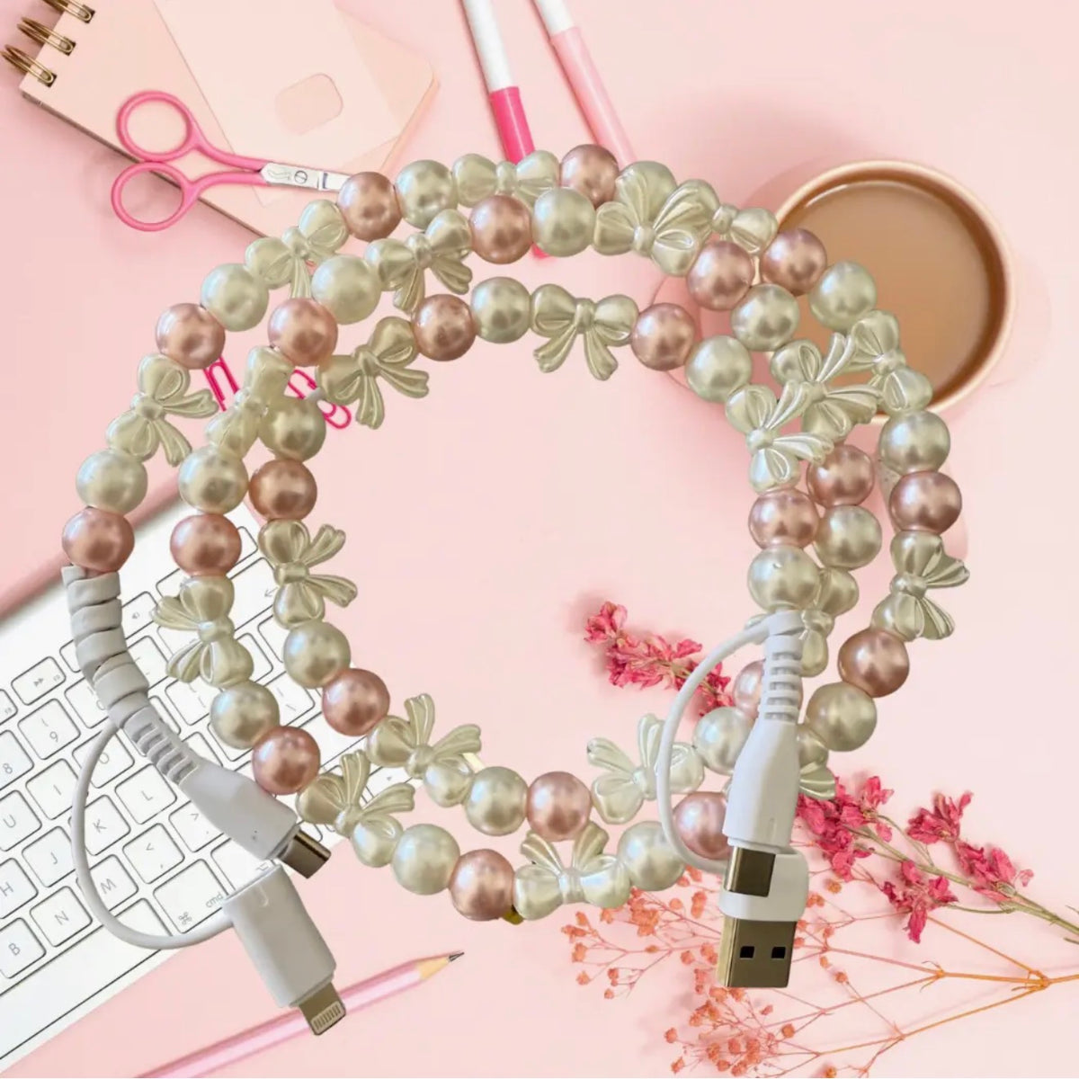 The Shimmer Shack OP Beaded Charging Cables (assorted)