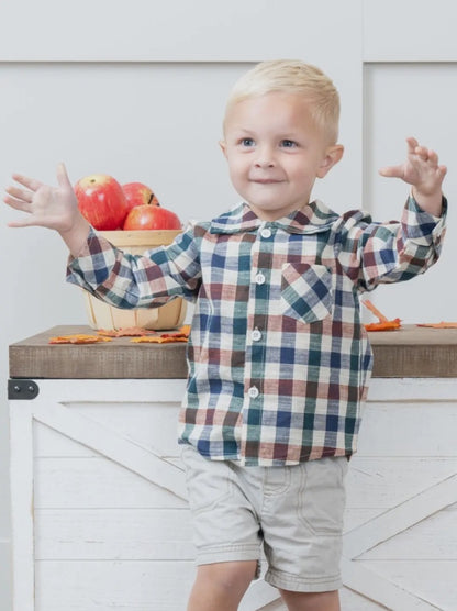 The Shimmer Shack Boy’s Button Up