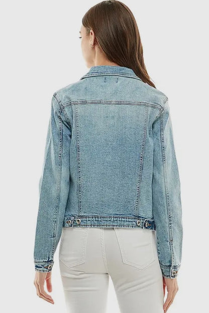 The Shimmer Shack Super Stretch Denim Jacket PLUS