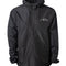 AF Waterfowl Black Lightweight 1-4 Zip Pullover Windbreaker Jacket - Water Resistant