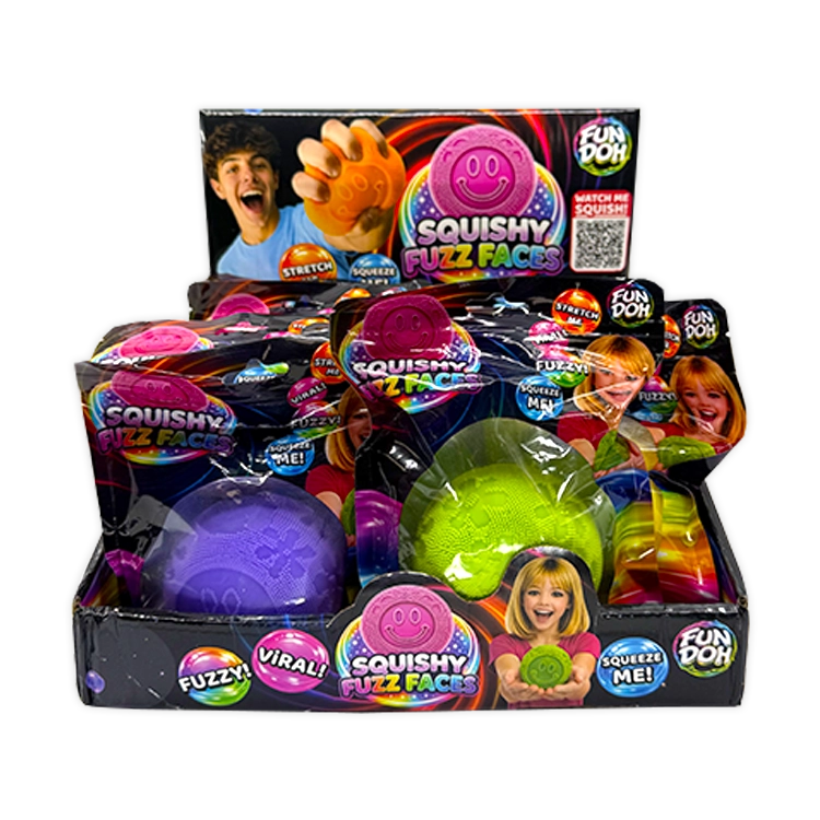 The Shimmer Shack Fun Doh Fuzzy Face Squishy