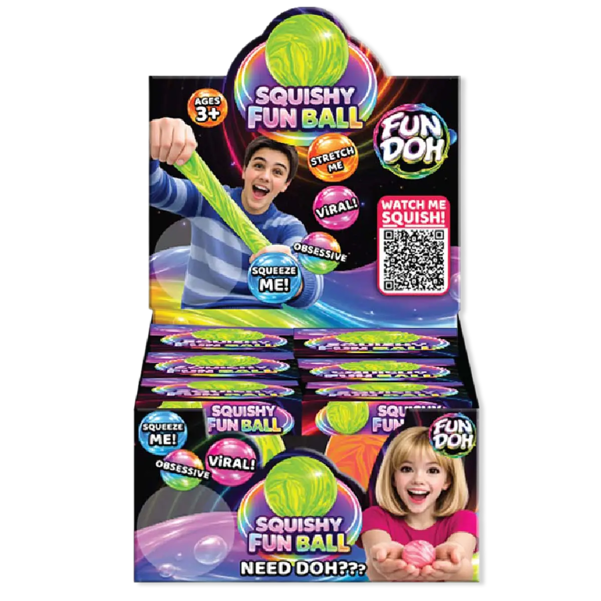 The Shimmer Shack Fun Doh Squishy Ball