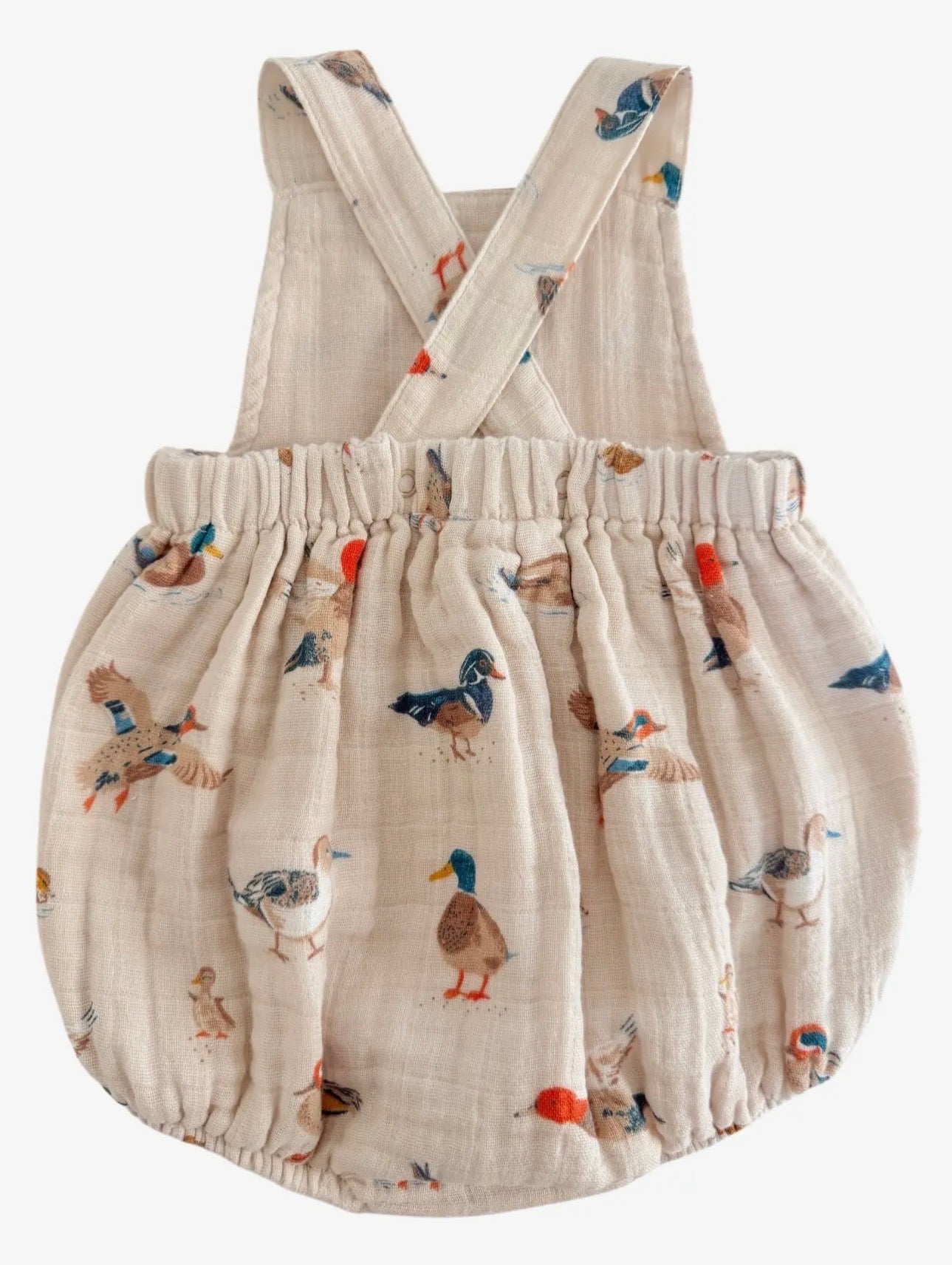 The Shimmer Shack Ducks Muslin Sunsuit