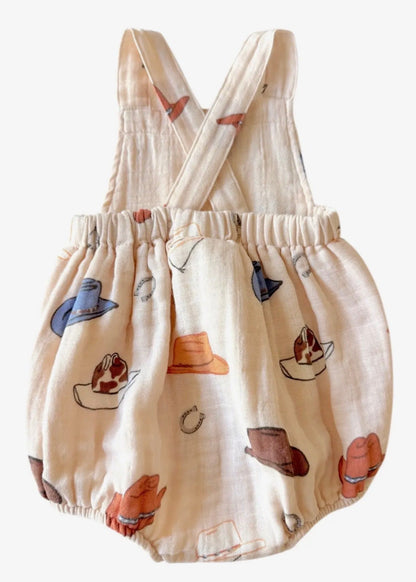 The Shimmer Shack Western Muslin Sunsuit