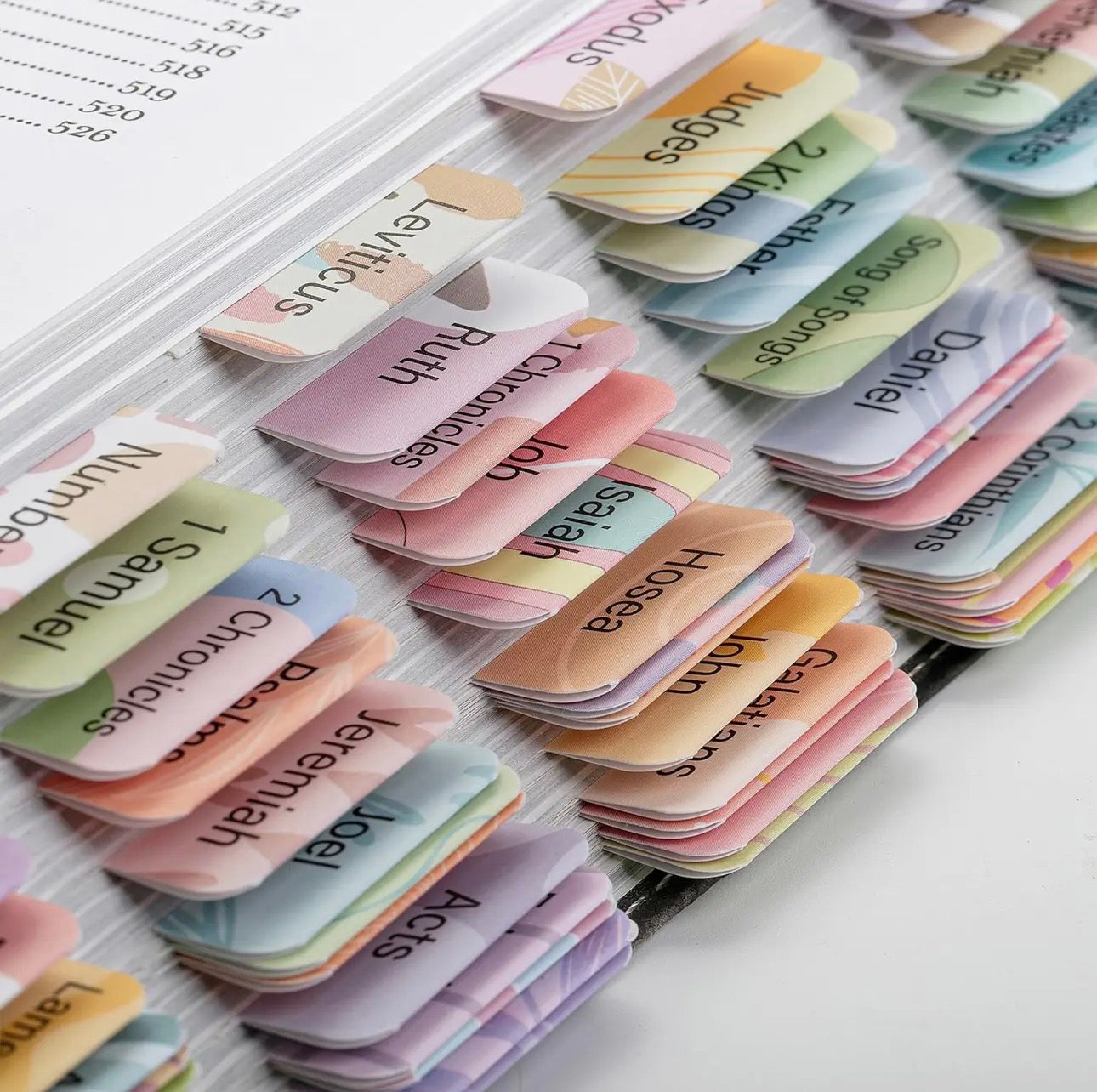 The Shimmer Shack Bible Organization Tabs