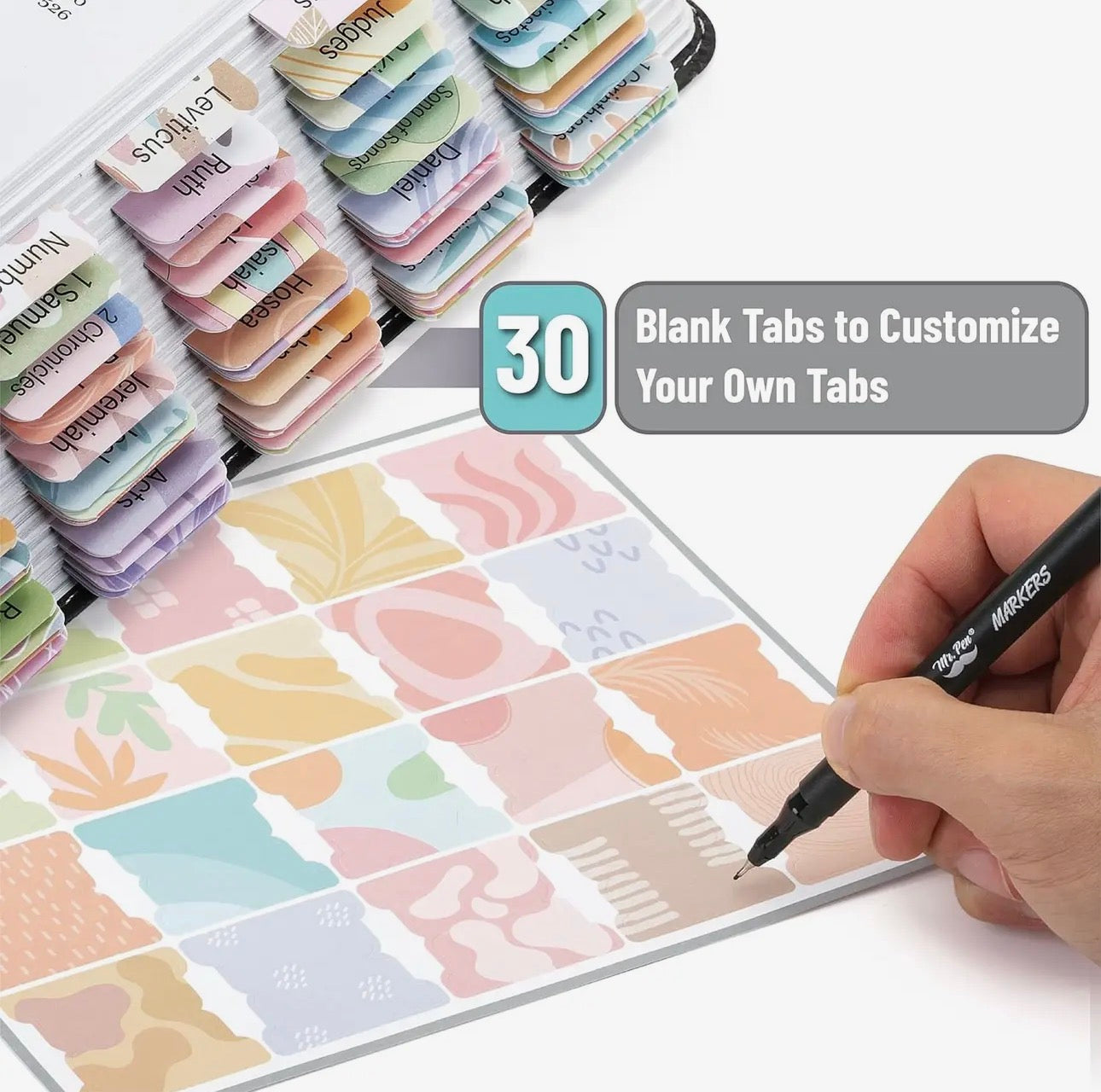 The Shimmer Shack Bible Organization Tabs
