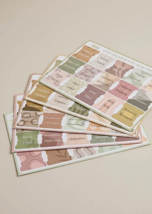 The Shimmer Shack Bible Organization Tabs 75 pack