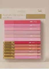 The Shimmer Shack Pink Bible Highlighters Set