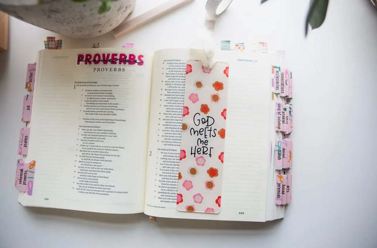 The Shimmer Shack Acrylic Scripture Bookmarks