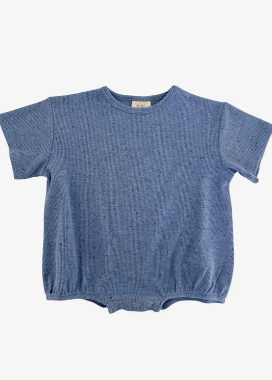 The Shimmer Shack Blue Speckle Tshirt Bubble