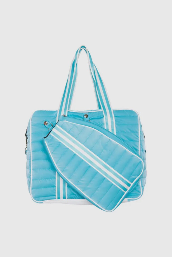 The Shimmer Shack Aqua Pickleball Bag