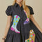 Black Multi The Shimmer Shack The Claire Dress