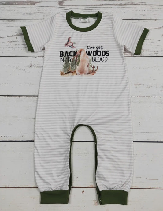 I’ve got backwoods in my blood onesie