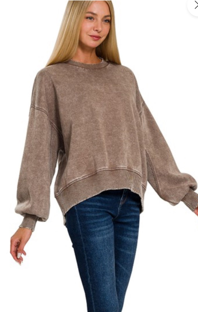 Oversized Fleece Sweatshirt