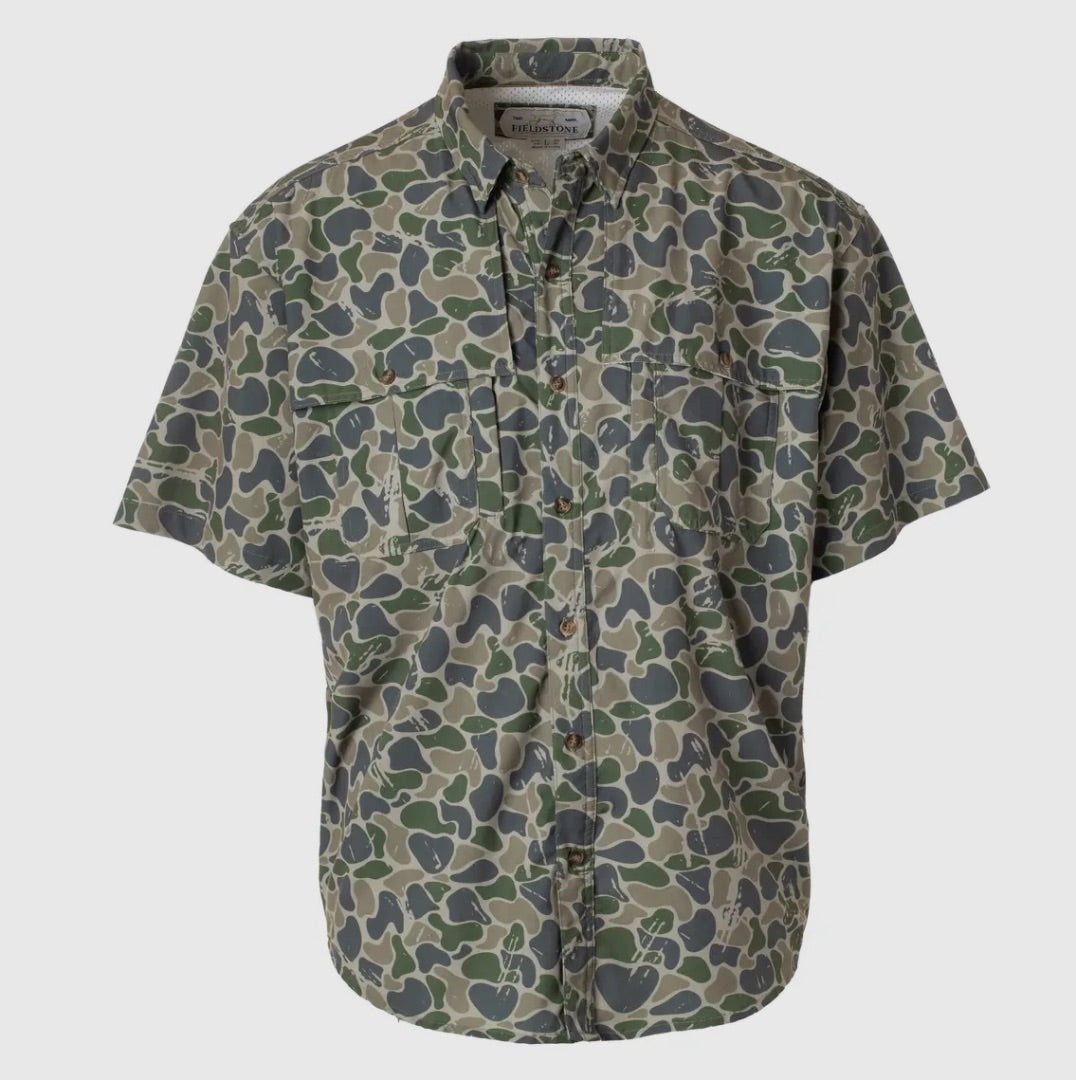 Backwoods Camo Button Down