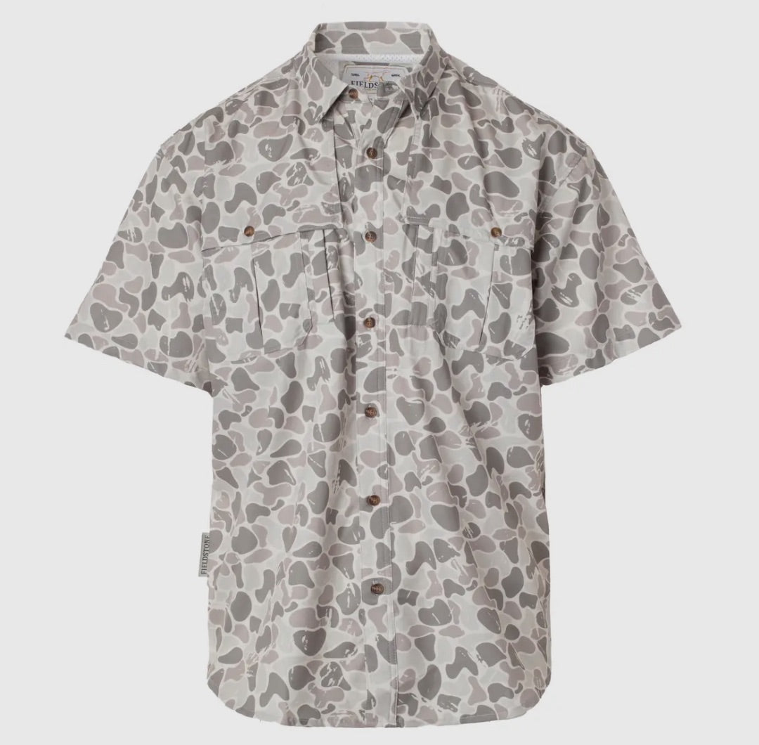 Marsh Camo Button Down