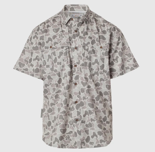 Marsh Camo Button Down
