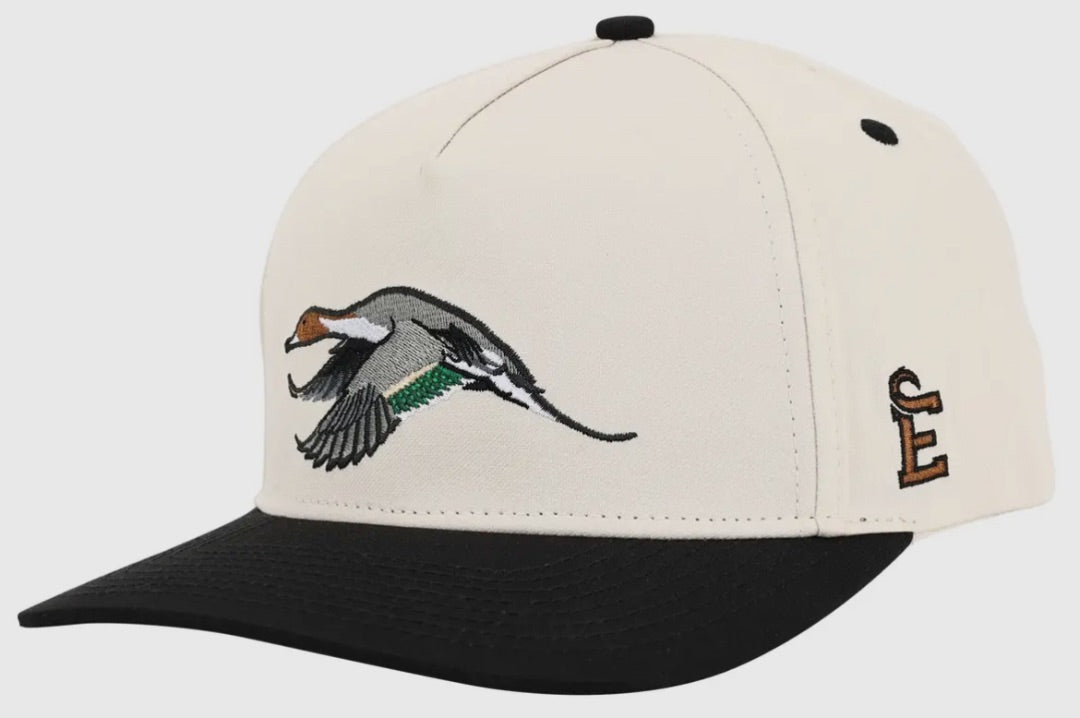 Cream/Black Pintail Hat