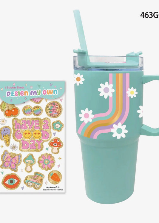 The Shimmer Shack Girls Customizable On the Go Tumbler
