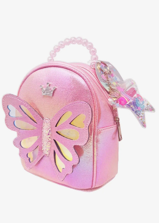 The Shimmer Shack Girls Mini Butterfly Backpack