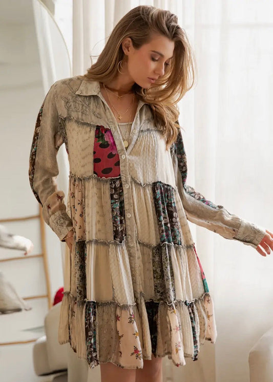 The Shimmer Shack Young threads boho Dress
