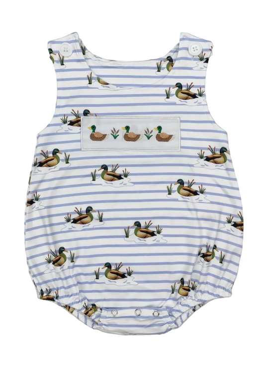 The Shimmer Shack Baby Boy Duck Sleeveless Bubble