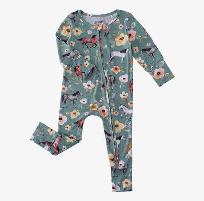 The Shimmer Shack Wild Horse Bamboo Zippy