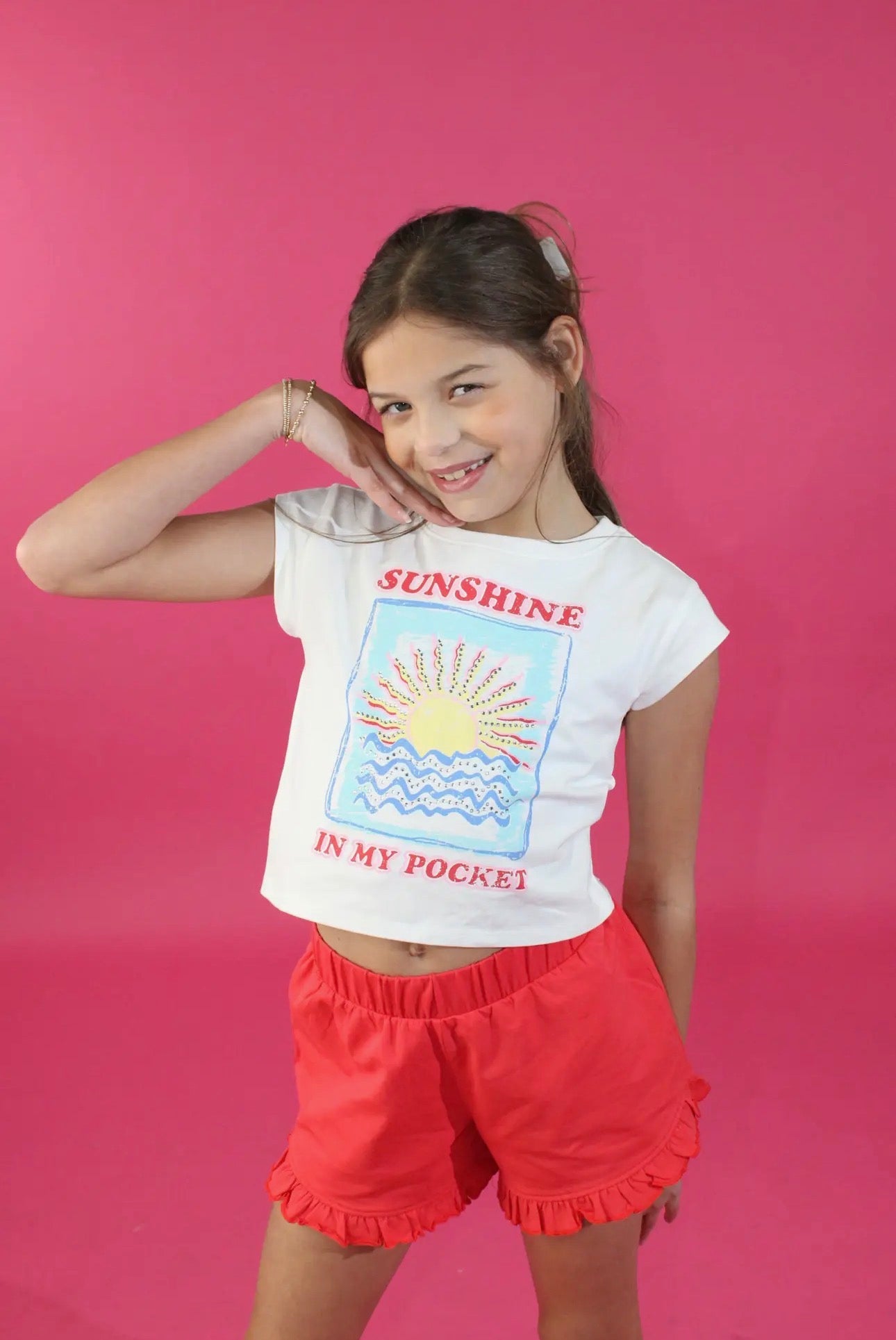 The Shimmer Shack Tween Sunshine in My Pocket Tee
