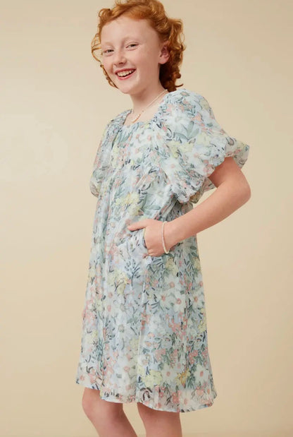 The Shimmer Shack Tween Hayden Organza Dress