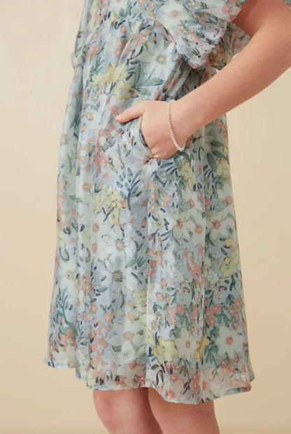 The Shimmer Shack Tween Hayden Organza Dress