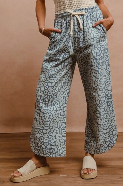 The Shimmer Shack Leopard Pull-On Pants