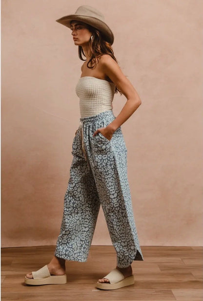 The Shimmer Shack Leopard Pull-On Pants