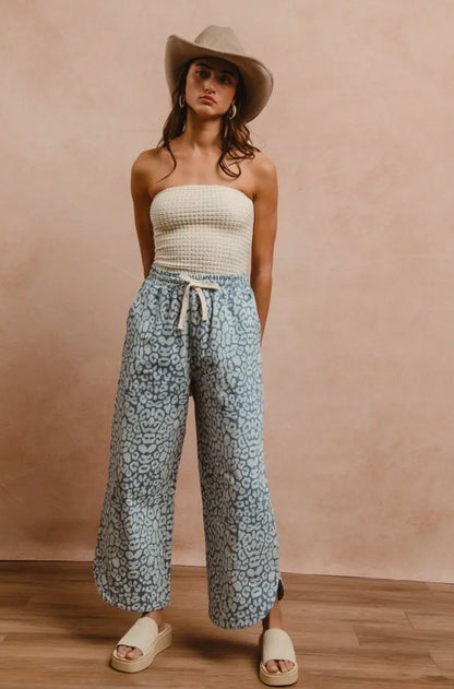 The Shimmer Shack Leopard Pull-On Pants