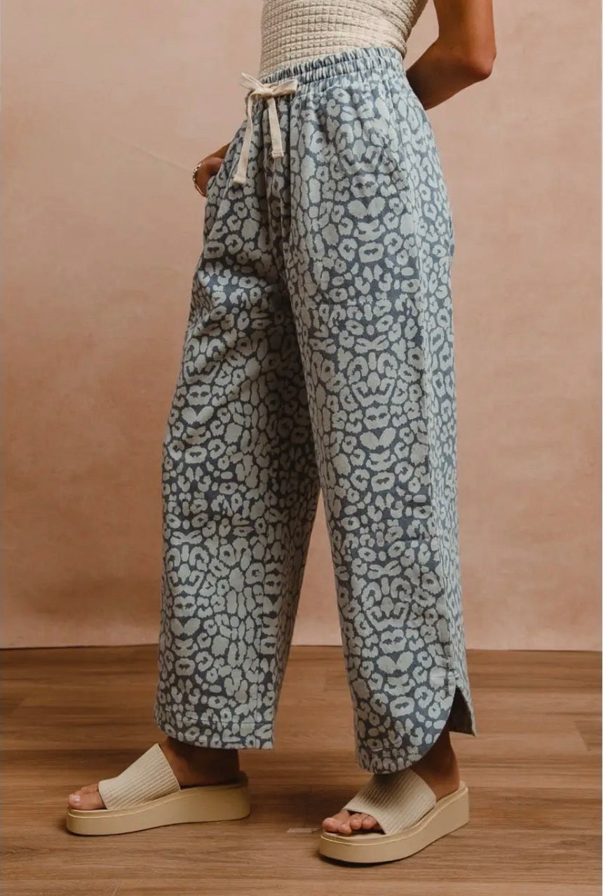 The Shimmer Shack Leopard Pull-On Pants