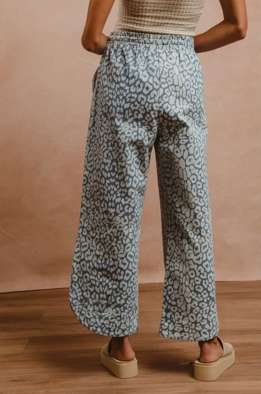The Shimmer Shack Leopard Pull-On Pants