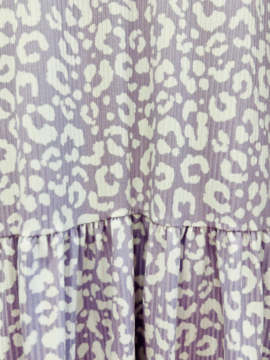 Leo Purple Peplum, 1X