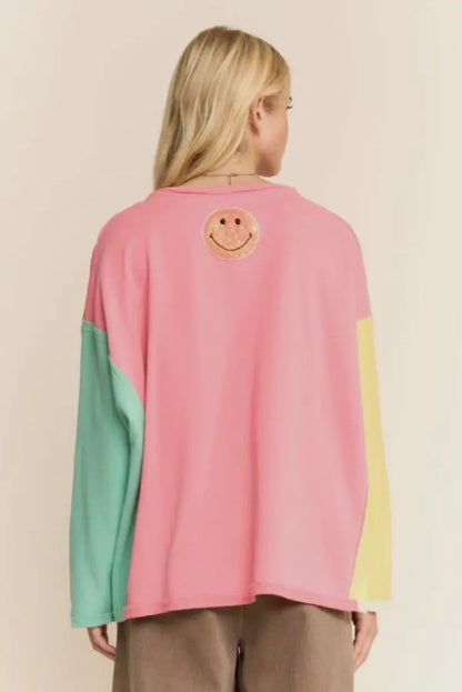 The Shimmer Shack Smile Patch Pullover