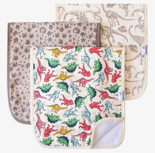 The Shimmer Shack Burp Cloth Set- Jurassic Park