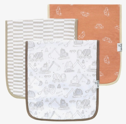 The Shimmer Shack Burp Cloth Set- Gage