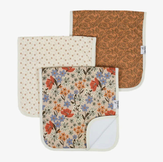 The Shimmer Shack Burp Cloth Set- Eden