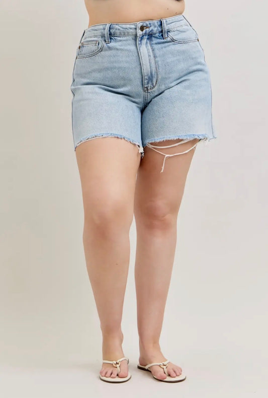 The Shimmer Shack PLUS Judy Blue Dad Shorts