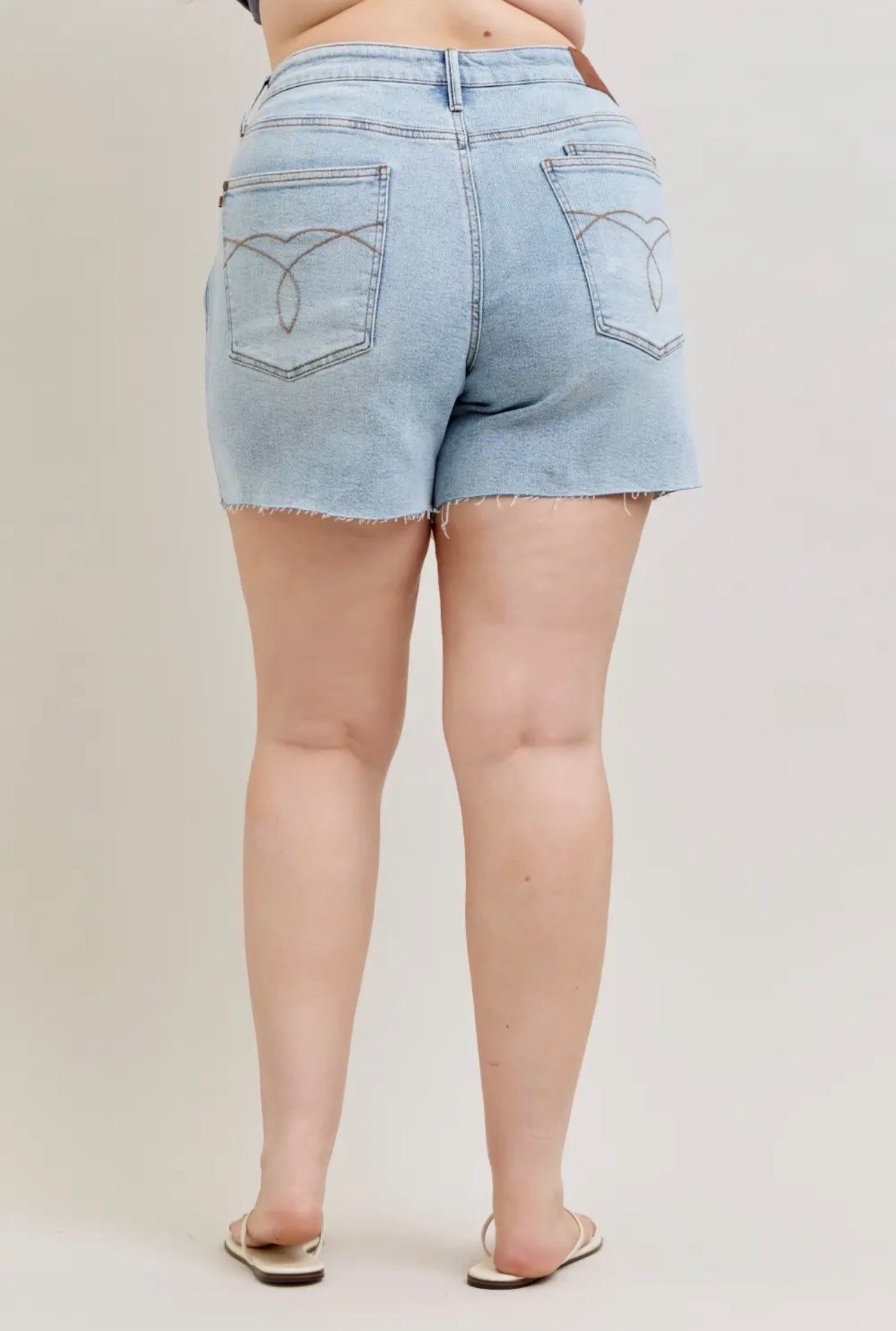 The Shimmer Shack PLUS Judy Blue Dad Shorts