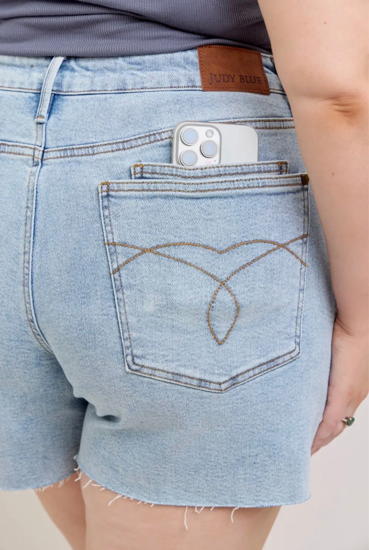 The Shimmer Shack PLUS Judy Blue Dad Shorts