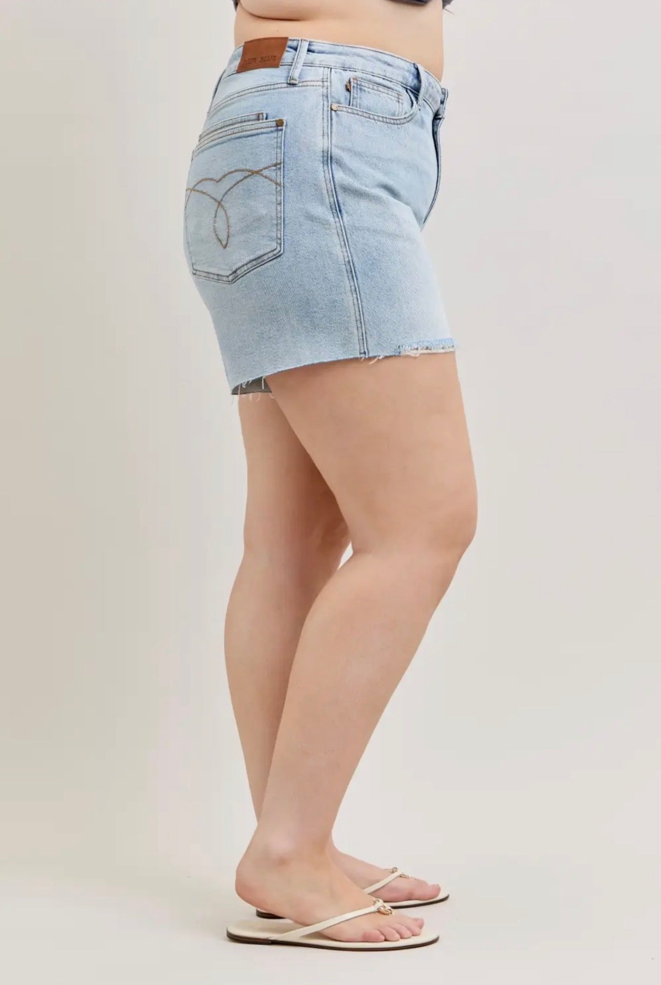 The Shimmer Shack PLUS Judy Blue Dad Shorts