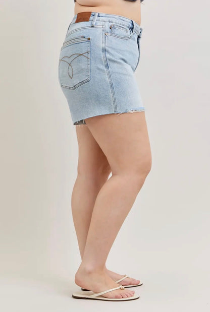 The Shimmer Shack PLUS Judy Blue Dad Shorts